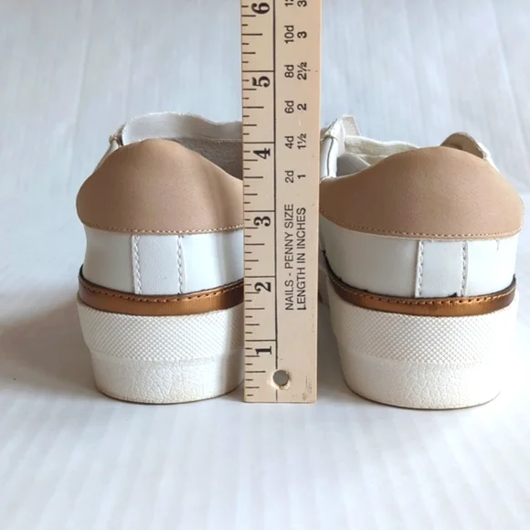 DV Dolce Vita Harryson Faux Leather Lace Up Sneakers 7.5 Blush Multi - Picture 13 of 16